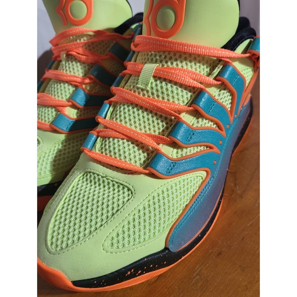 Nike KD 18 Clear Jade Liquid Lime Mens Size 10 Basketball Shoes Kevin Durant - Picture 6 of 16